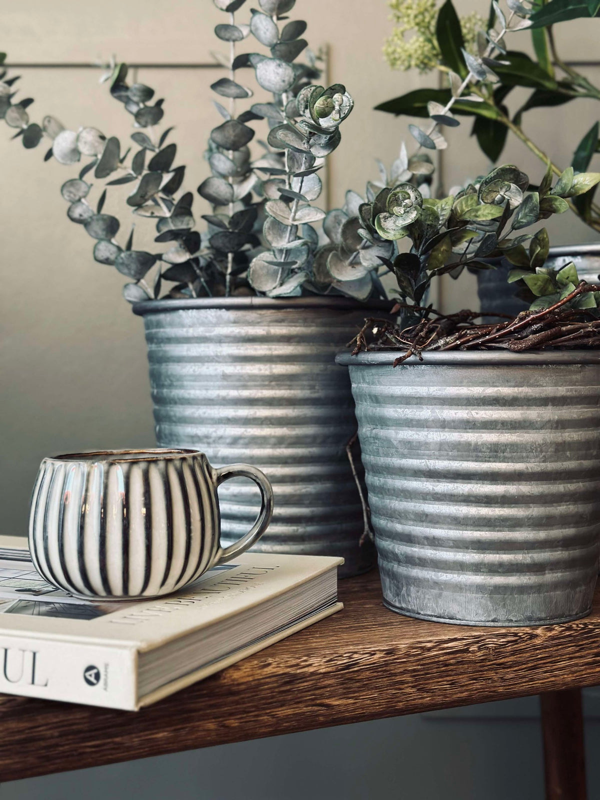 Cache-pots Zinc - Lot de 3 pièces