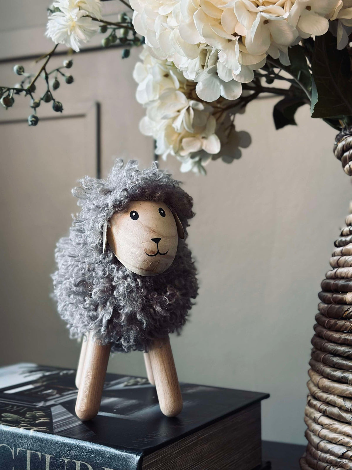 Mouton à poils longs - Gris XL