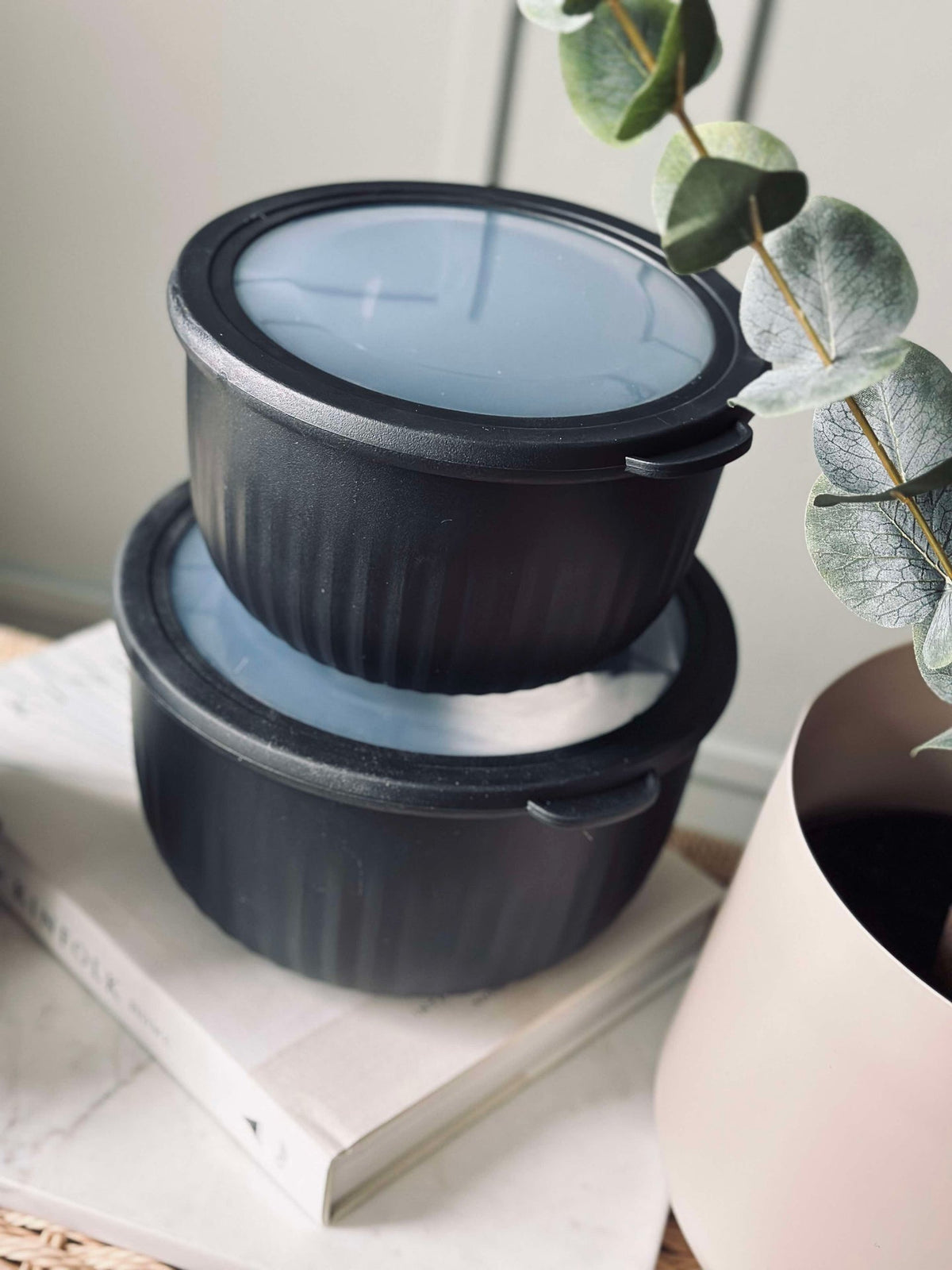 Boîtes de rangement Black – Lot de 4 pièces.