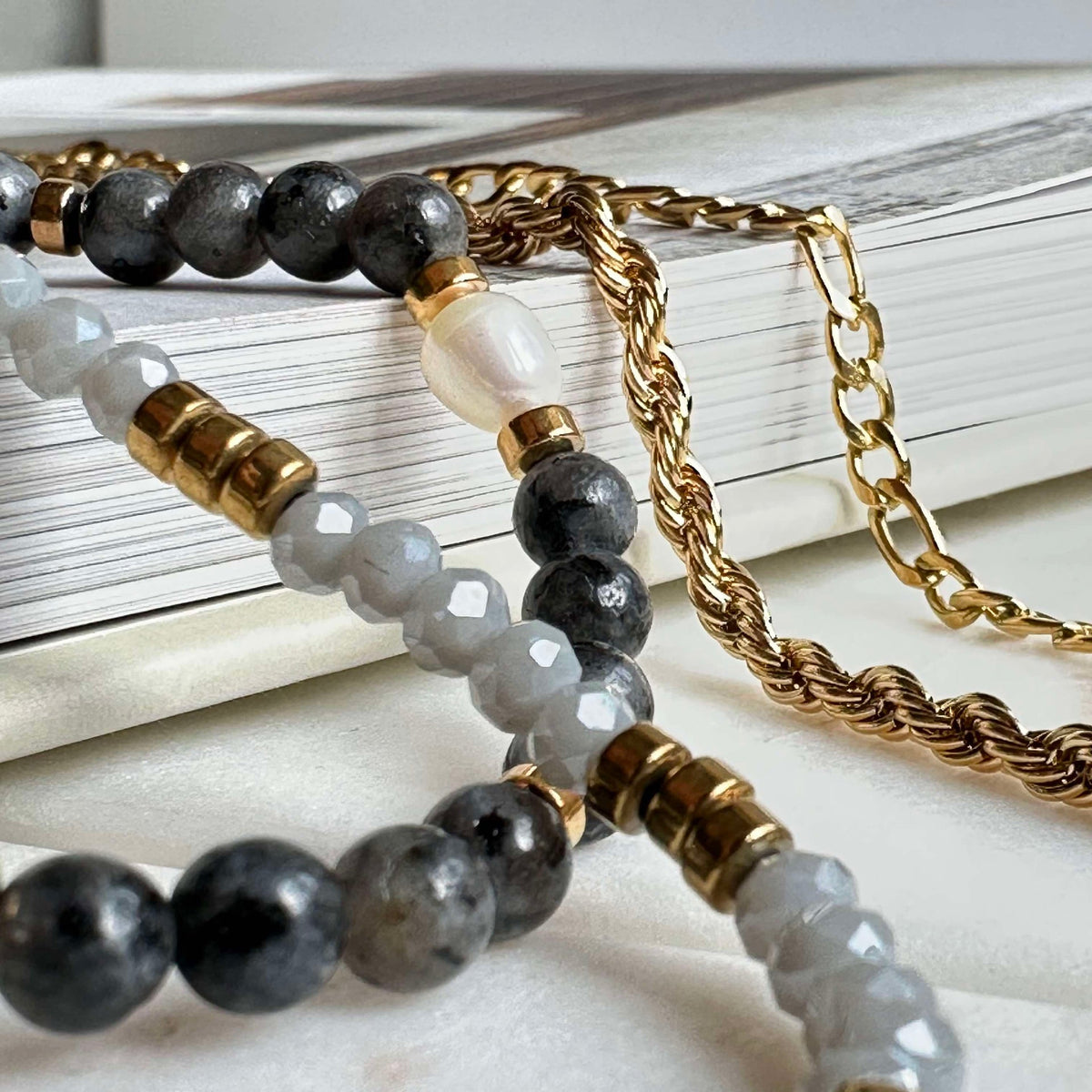Bracelets Erika Stone - Set de 4 bracelets