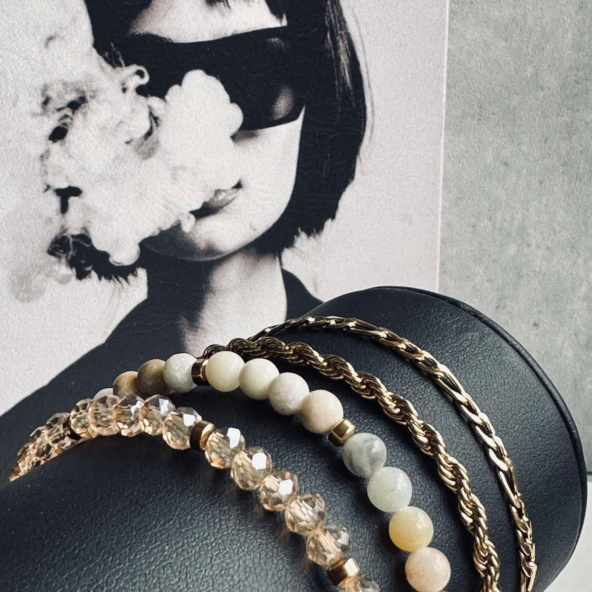 Bracelet Erika Nature - Ensemble de 4 bracelets