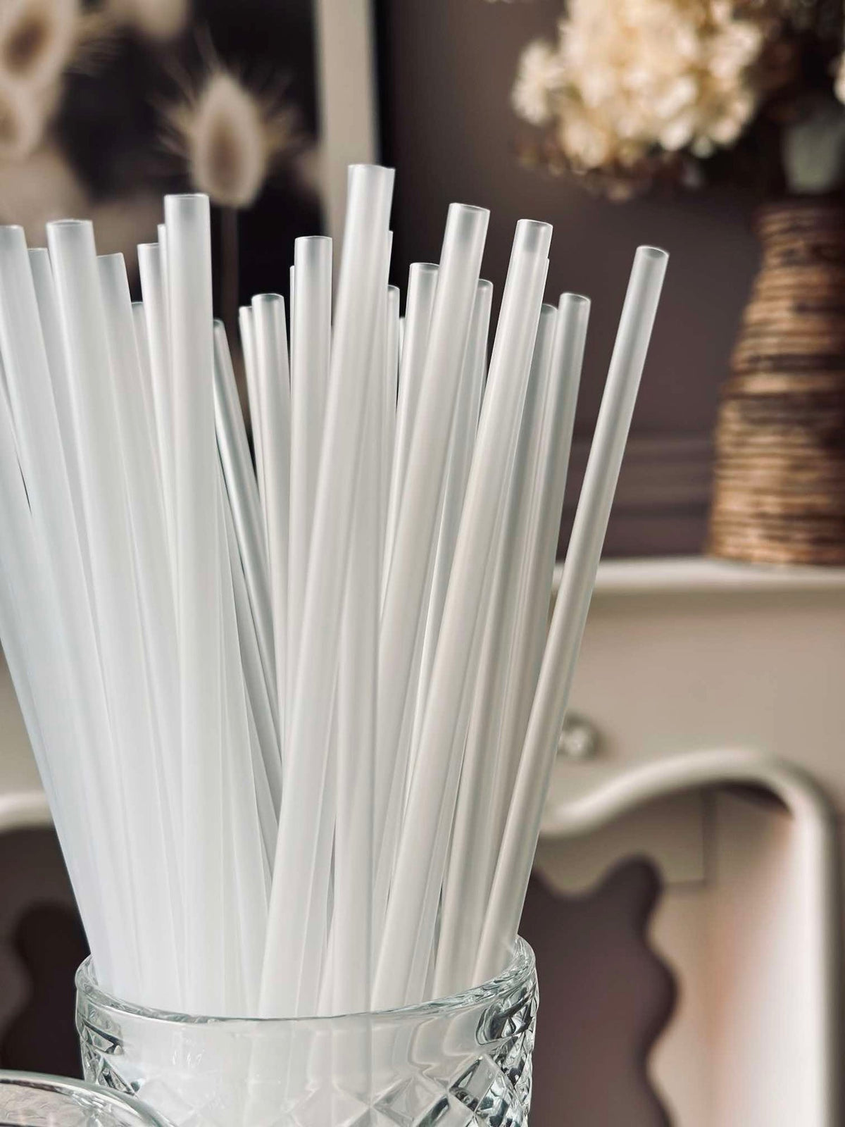 Pailles transparentes 50 pcs