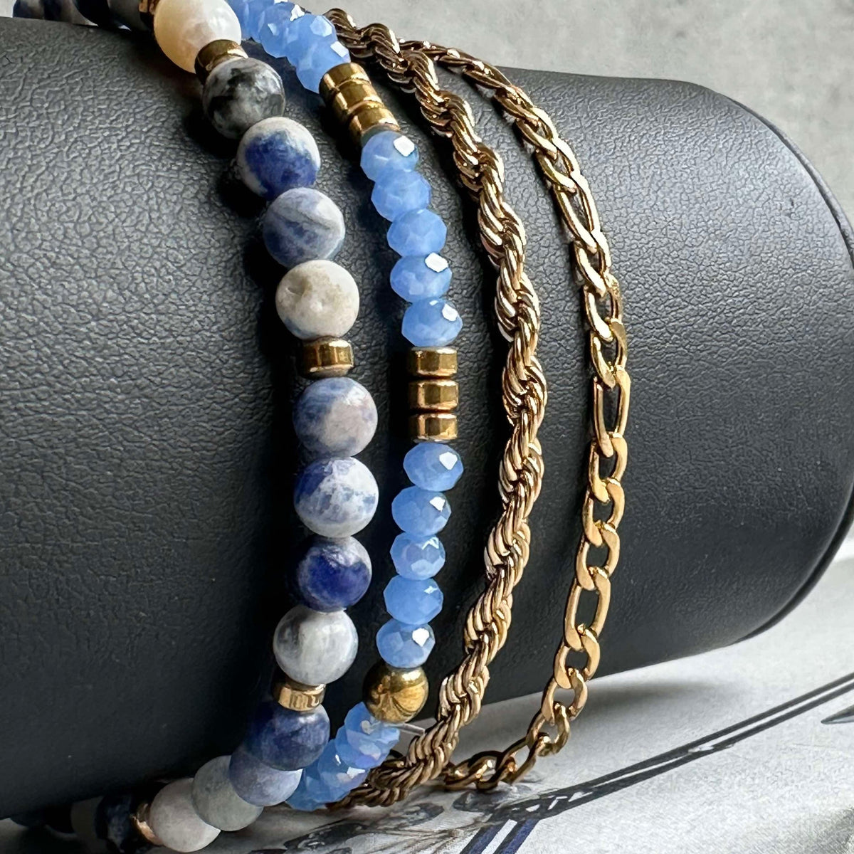 Bracelet Erika Blue - Coffret de 4 bracelets