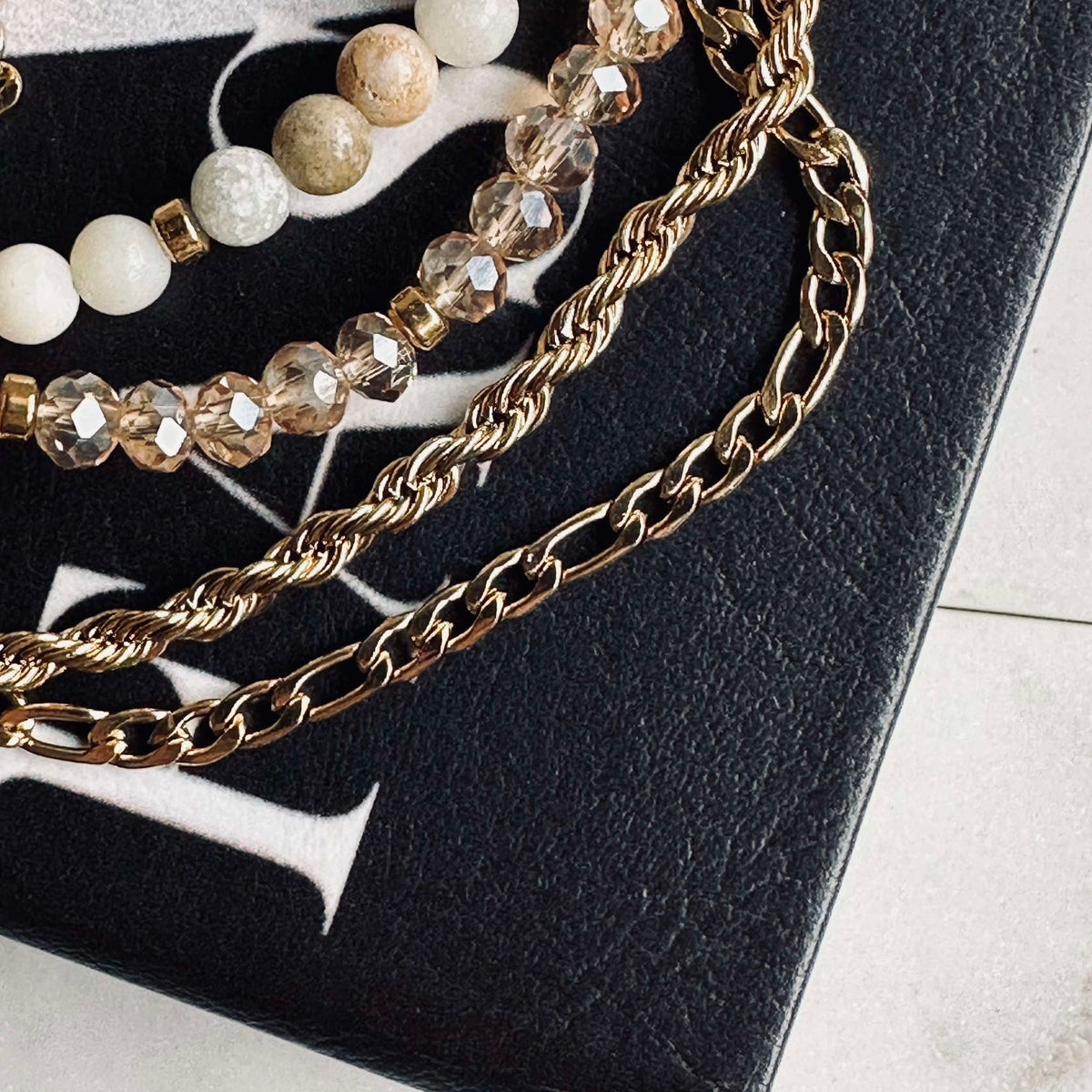 Bracelet Erika Nature - Ensemble de 4 bracelets