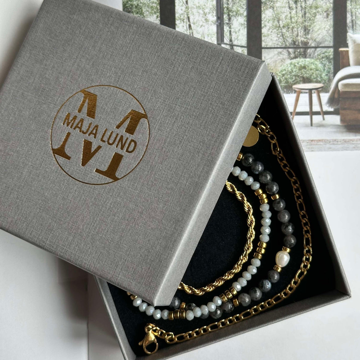 Bracelets Erika Stone - Set de 4 bracelets