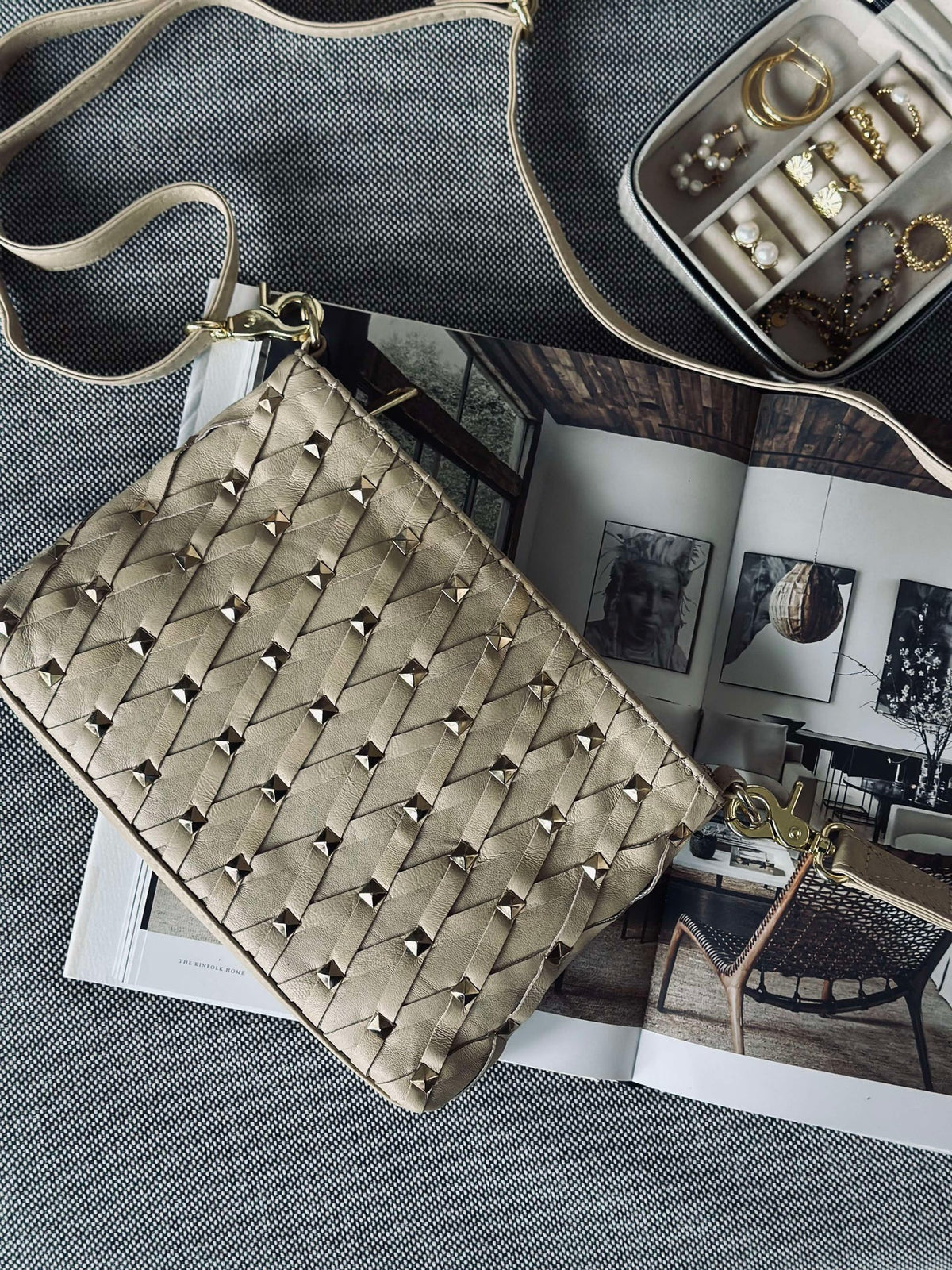 Clutch Vanila gold
