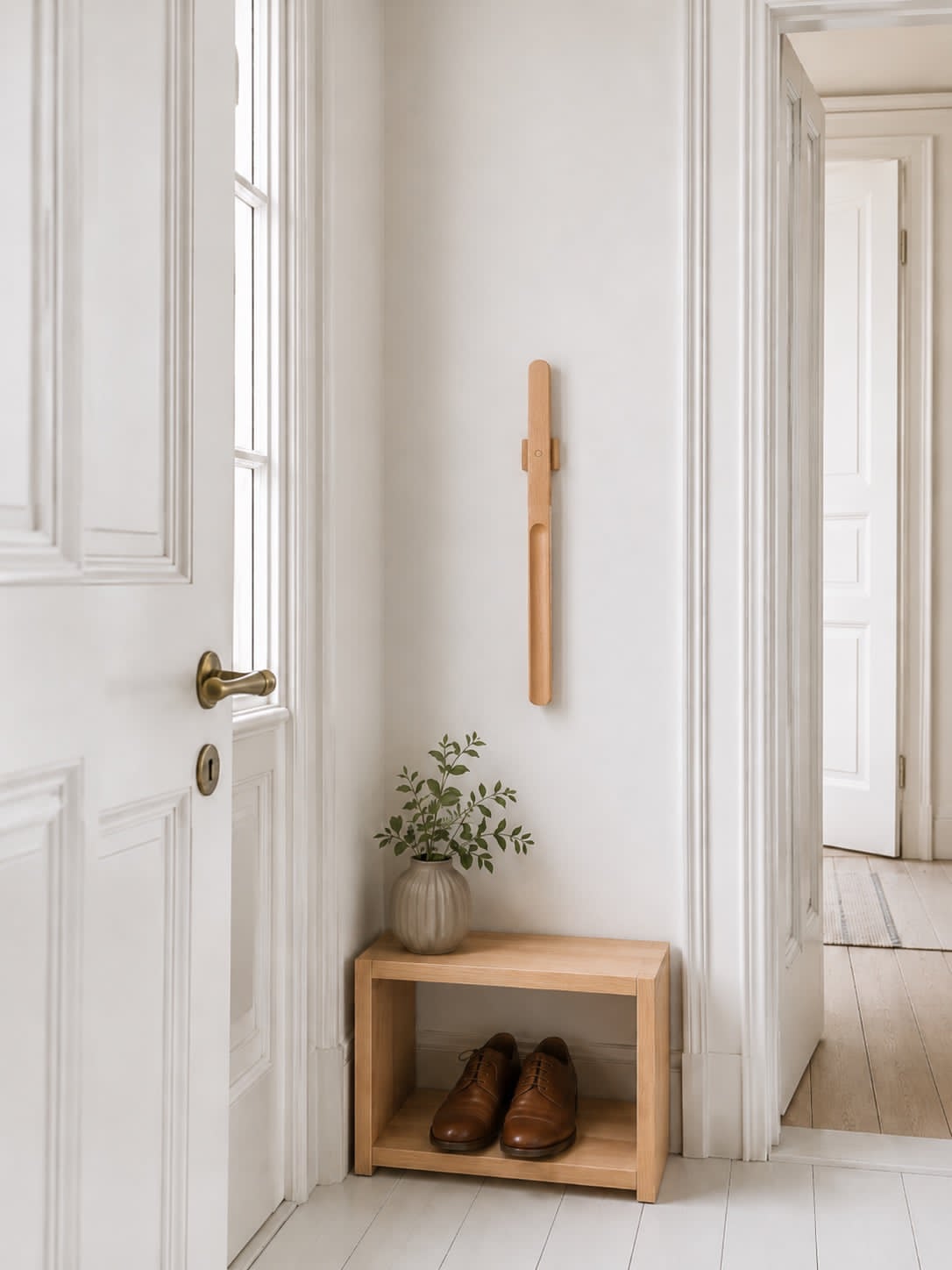 Chausse-pied en bois avec aimant