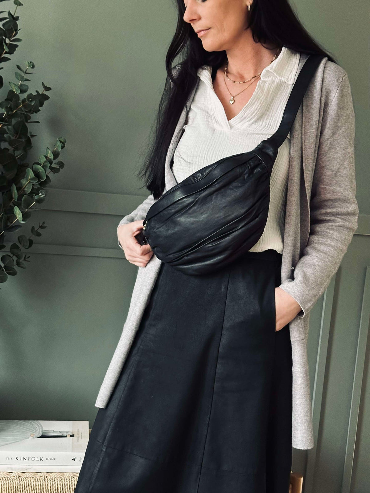 Bumbag Nero - Cuir ultra doux
