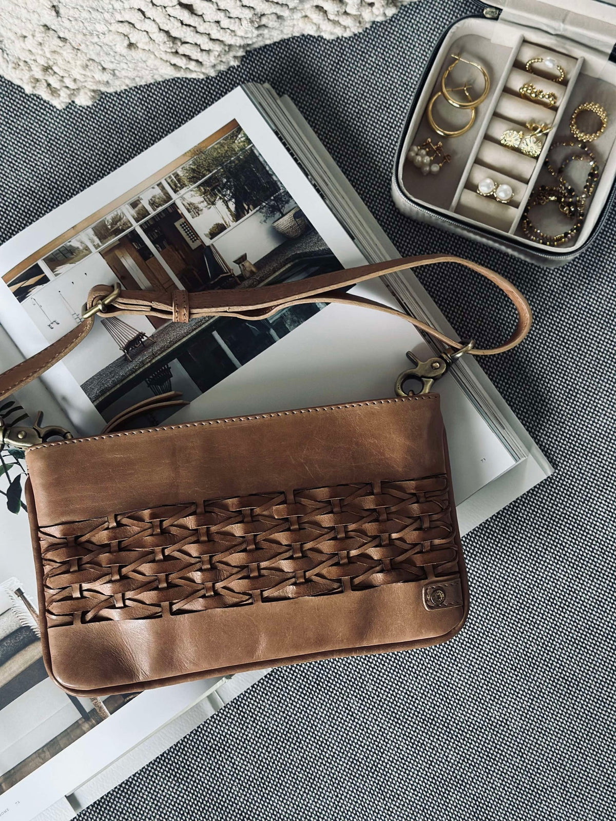 Pochette Lux Handmade - Camel
