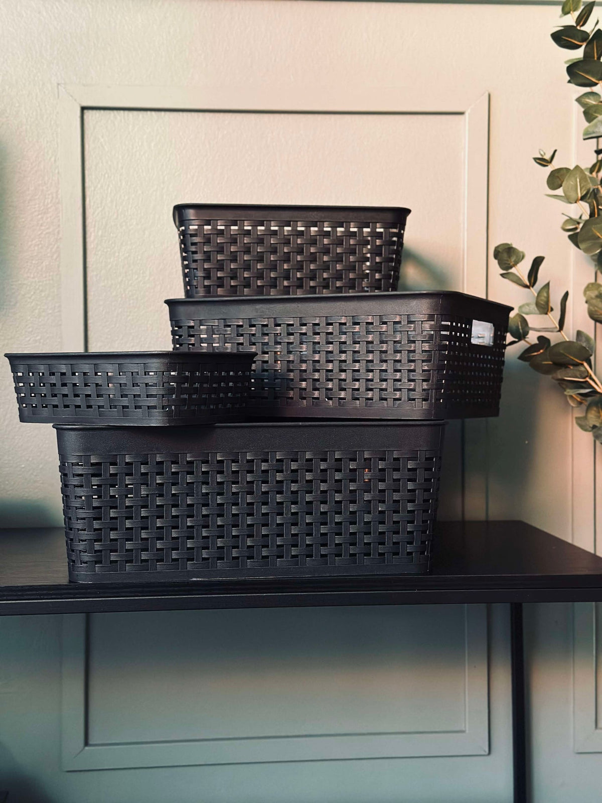 Boîte de rangement Mille Black - Small