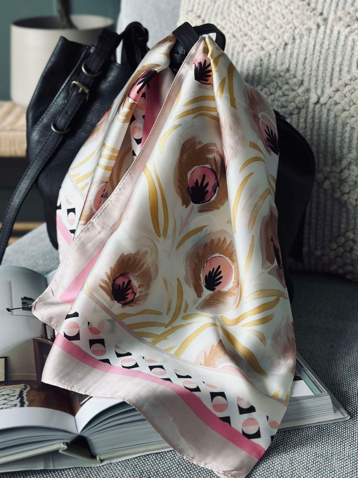 Foulard Rose Spring
