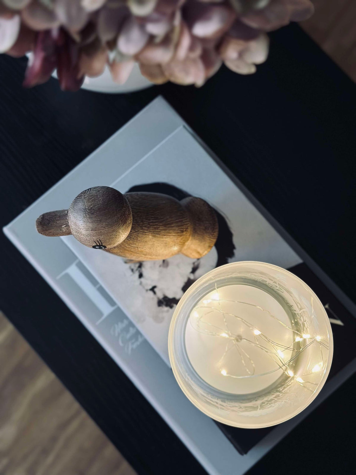Lampe FLORA - Violet / rose
