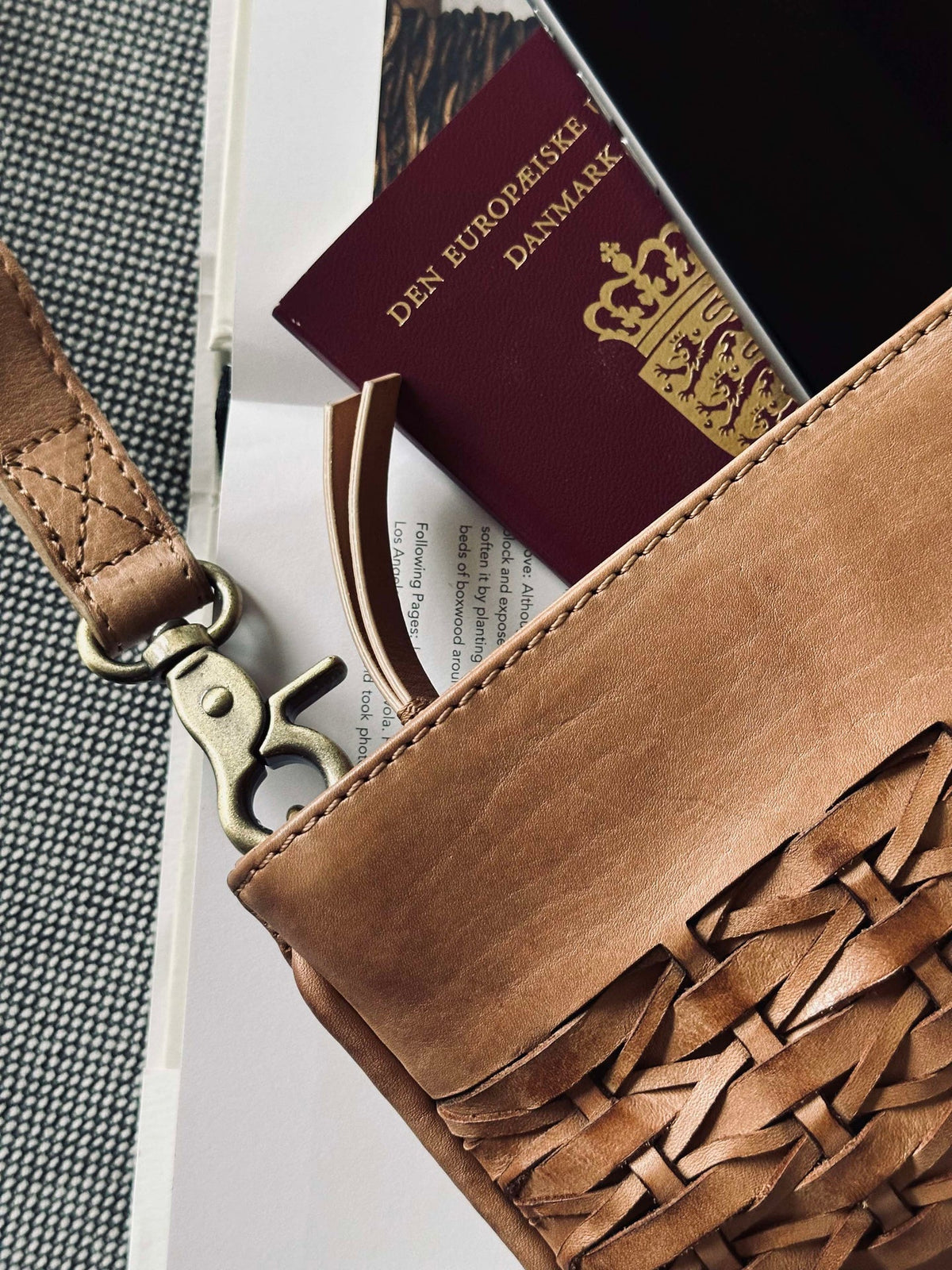 Pochette Lux Handmade - Camel