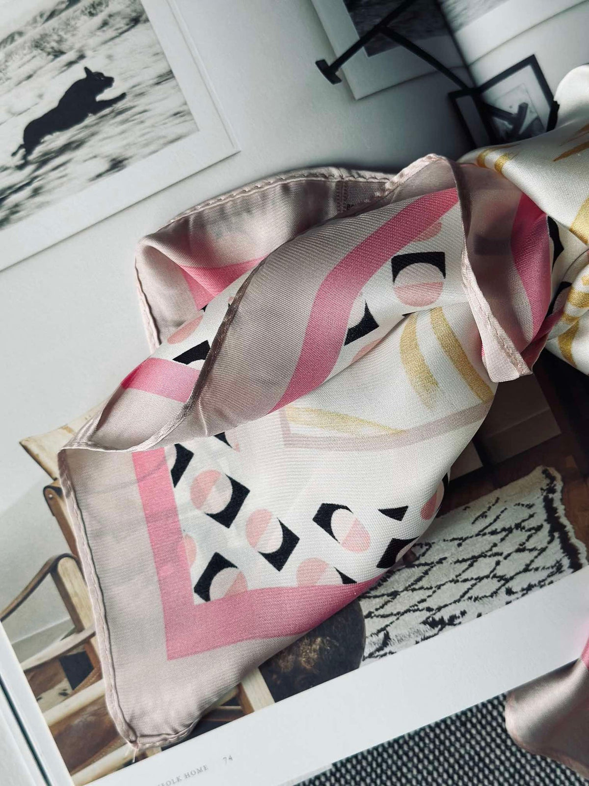 Foulard Rose Spring
