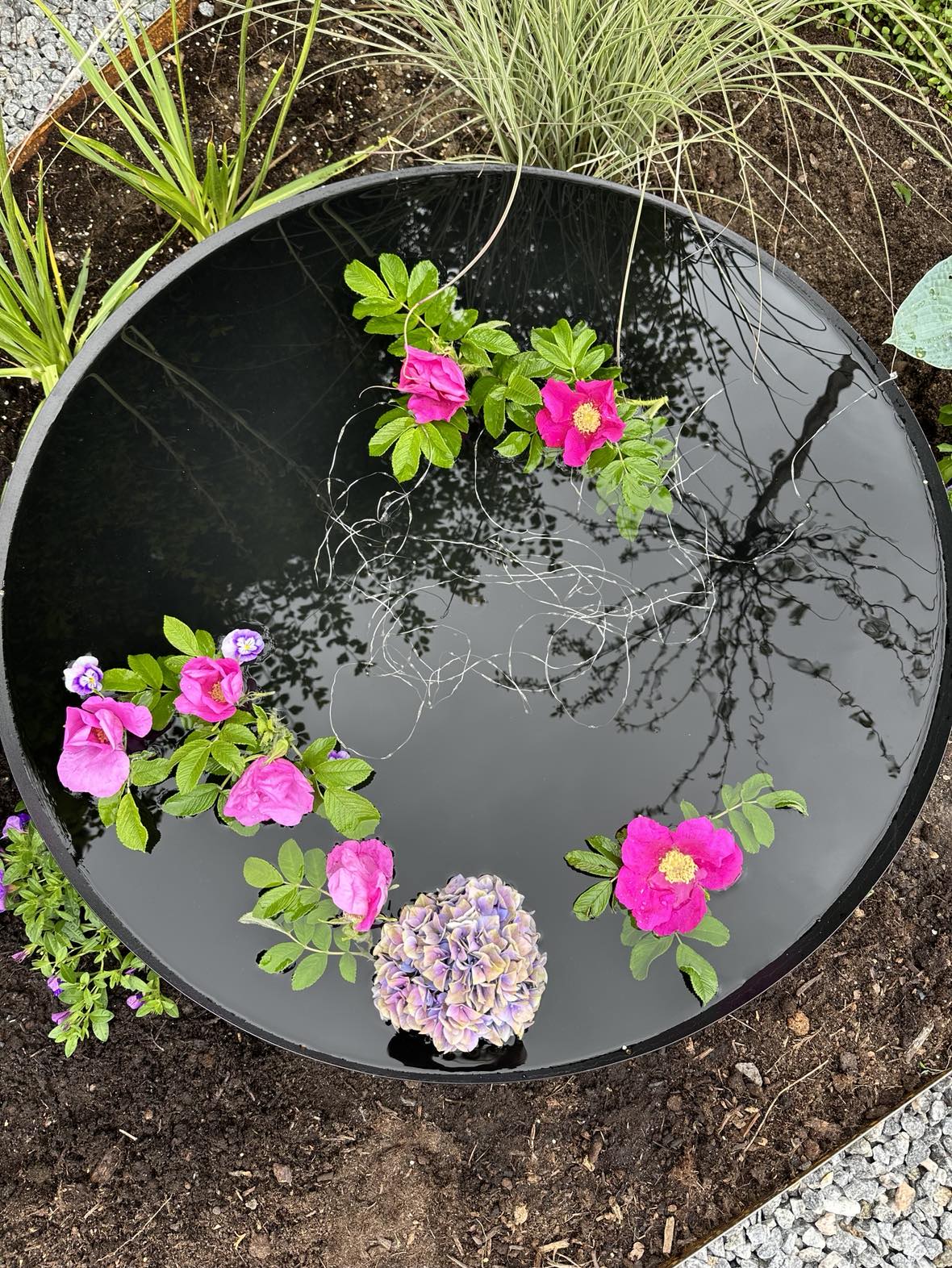 Bassin miroir - Dia 80 Black