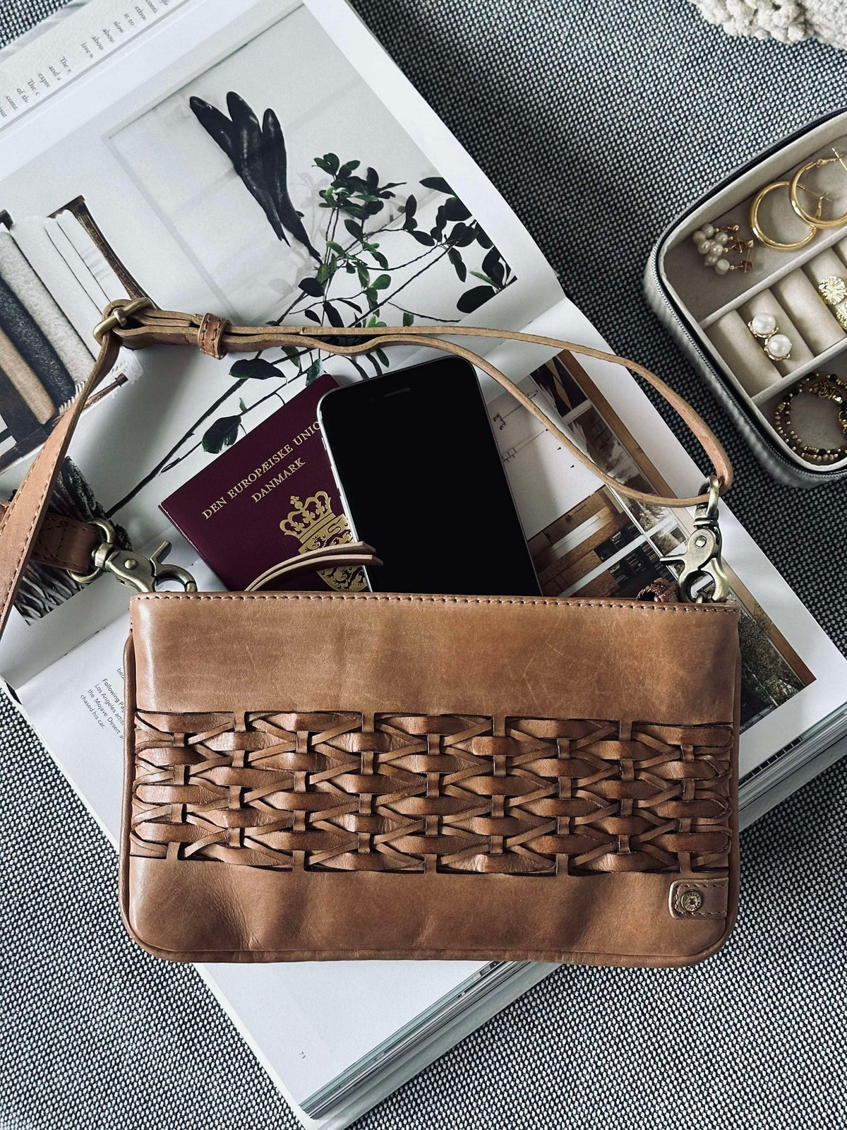 Pochette Lux Handmade - Camel