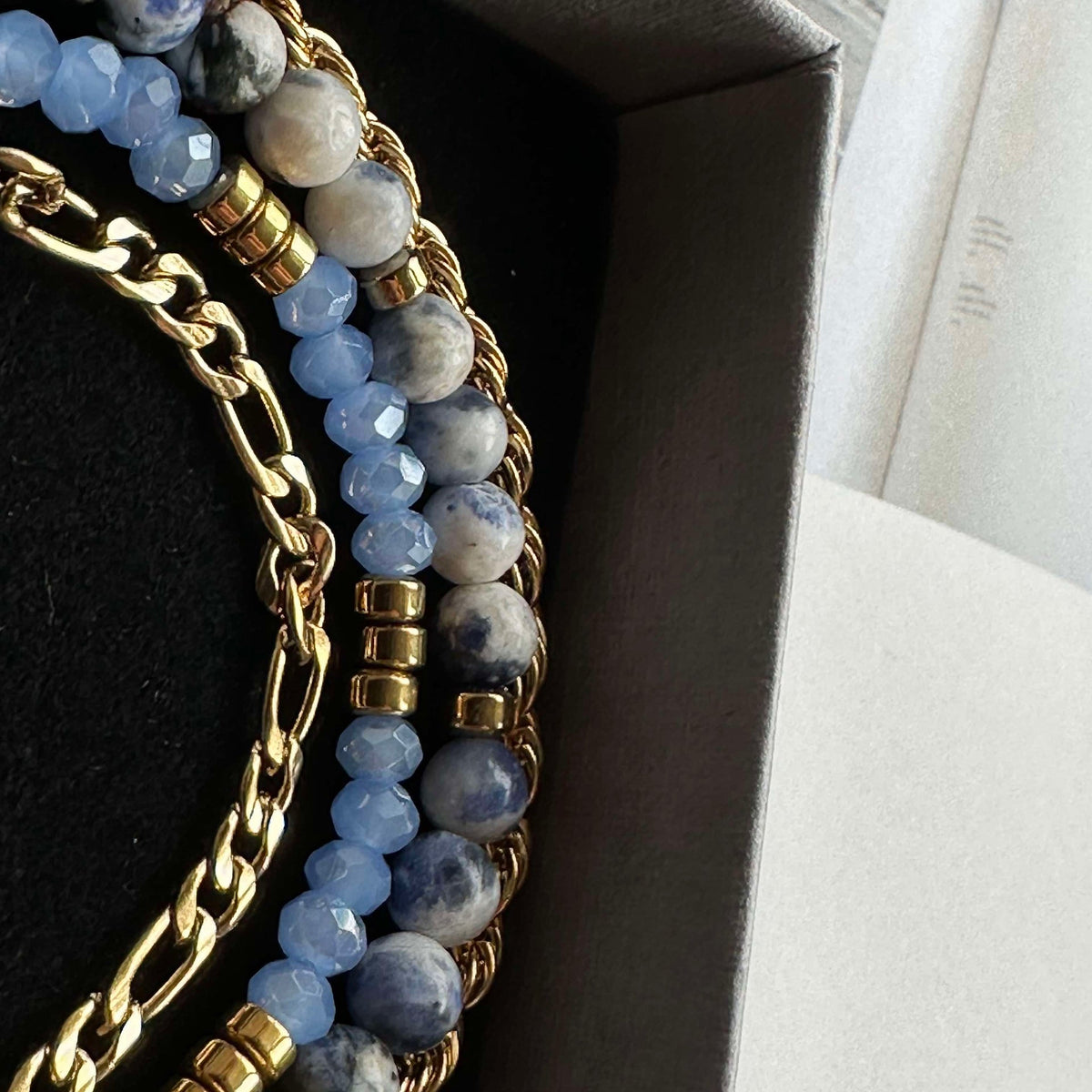 Bracelet Erika Blue - Coffret de 4 bracelets