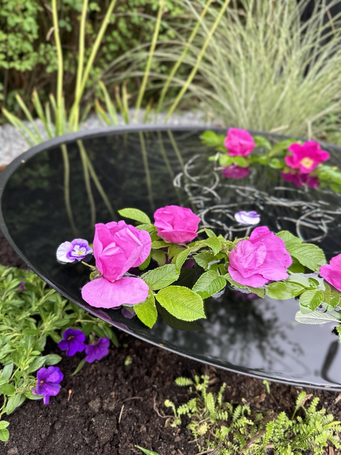 Bassin miroir - Dia 80 Black