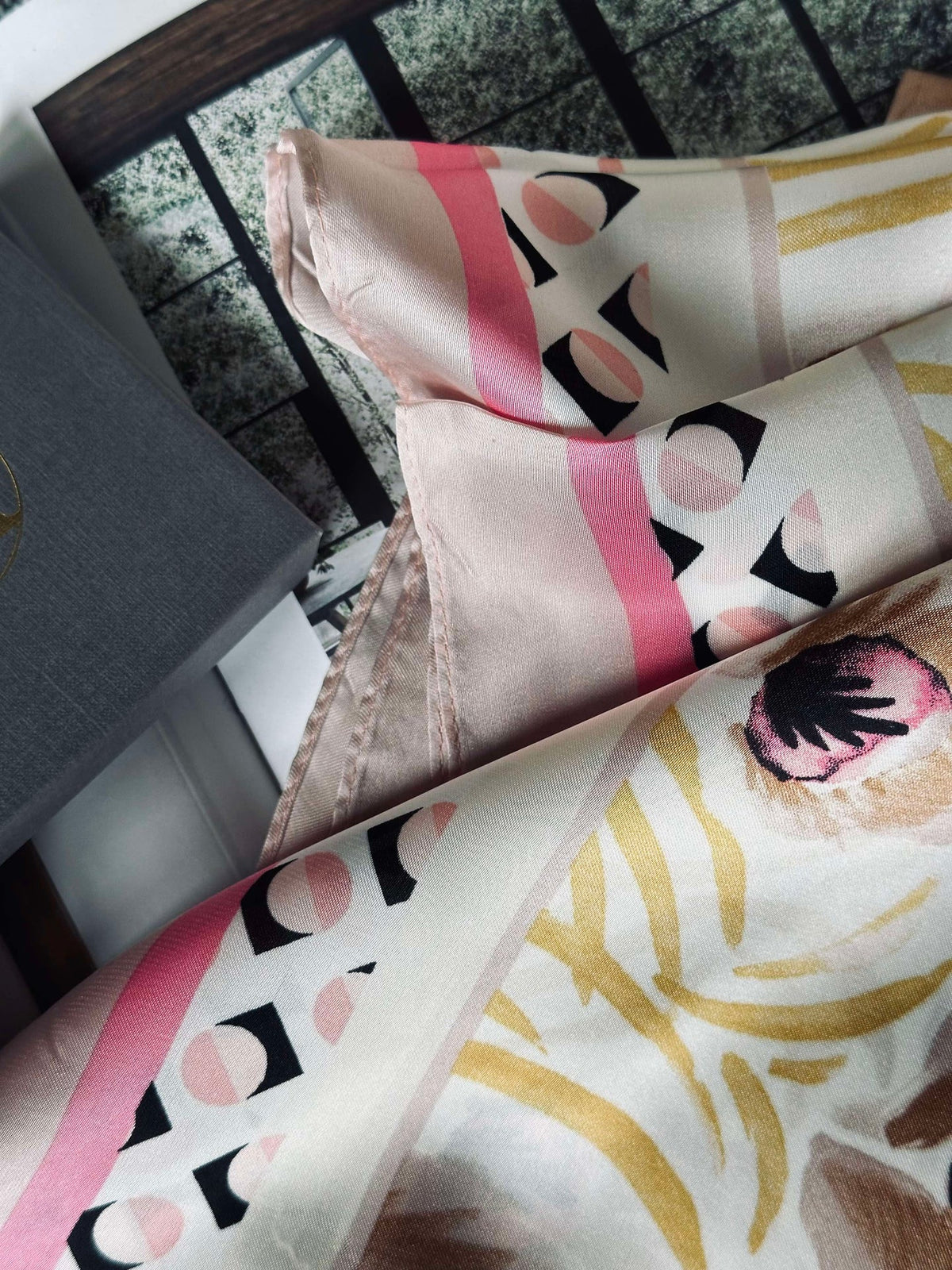 Foulard Rose Spring