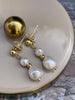 Boucles d’oreilles FLORENTINA avec perles d’eau douce