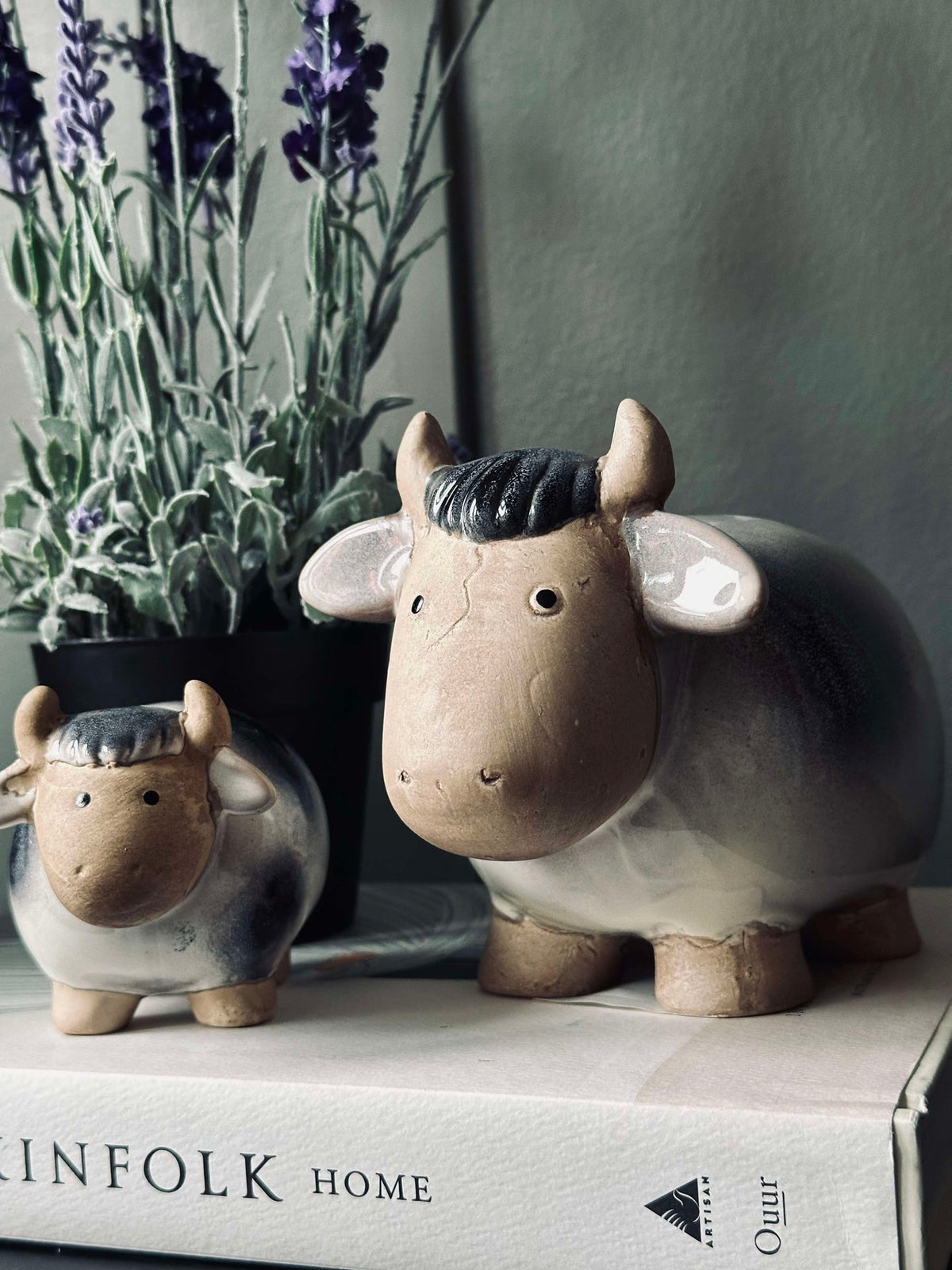 Vache en céramique - Petite
