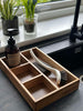 Organiseur en bois d’acacia - 4 compartiments