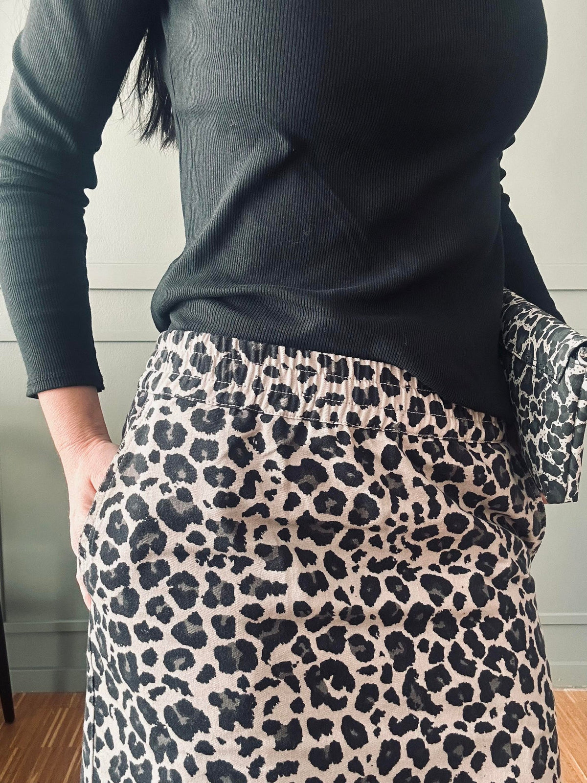 Jupe Jane Leopard Grey