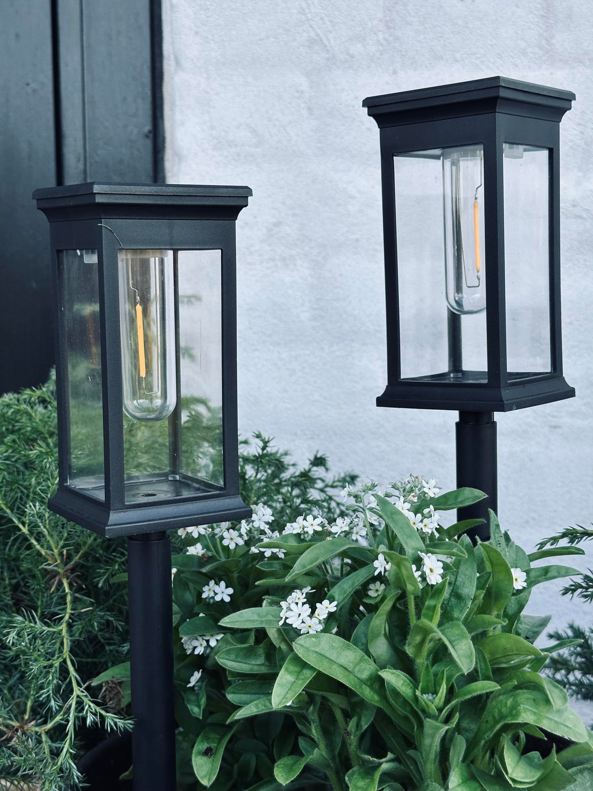 Lampe de jardin MIRA à énergie solaire – Lot de 2 pièces