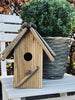 Maison à oiseaux en bois blanchi - Grande