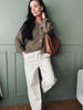 Pantalon avec stretch Blanc – plus onesize 40-48