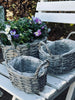 Corbeilles à plantes - Lot de 3 pces