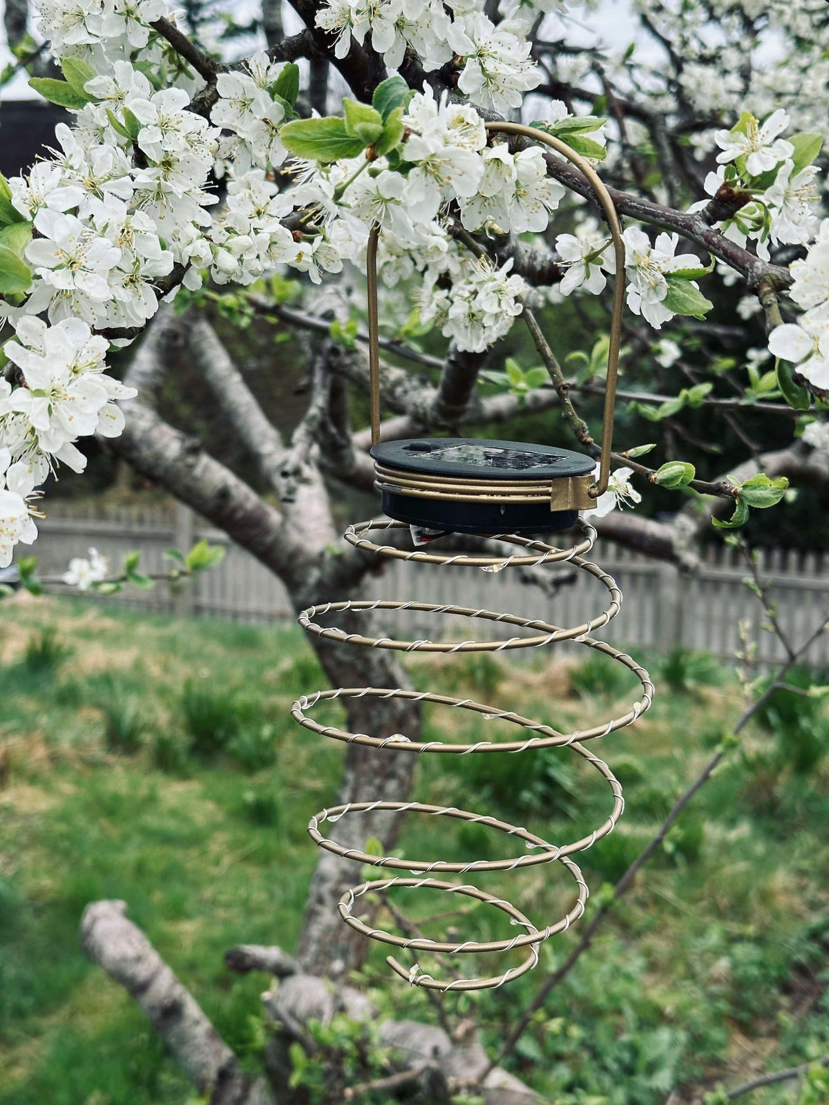 Spirale GOLDEN avec panneaux solaires - 2 pcs.
