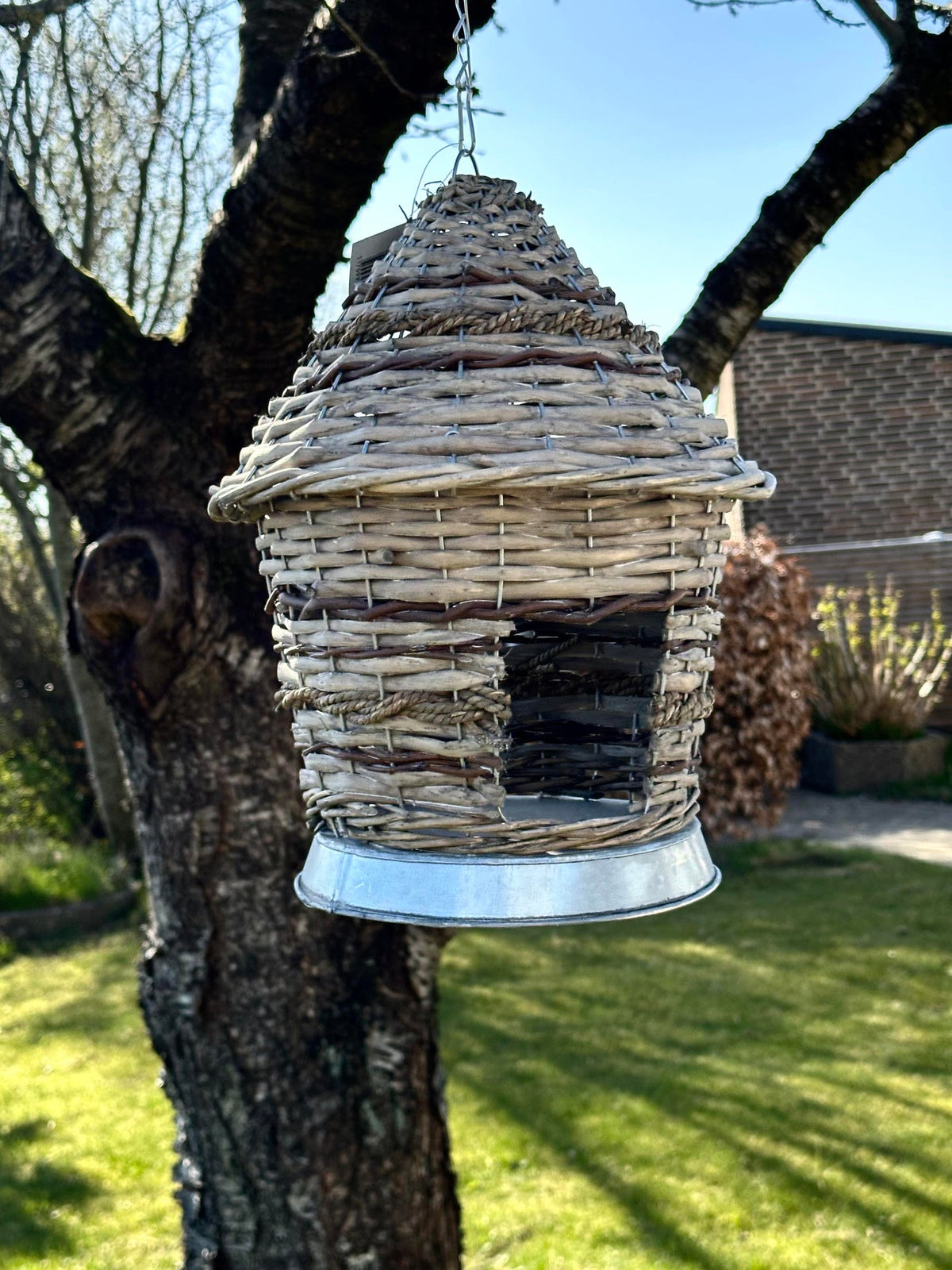 Mangeoire à oiseaux avec suspension