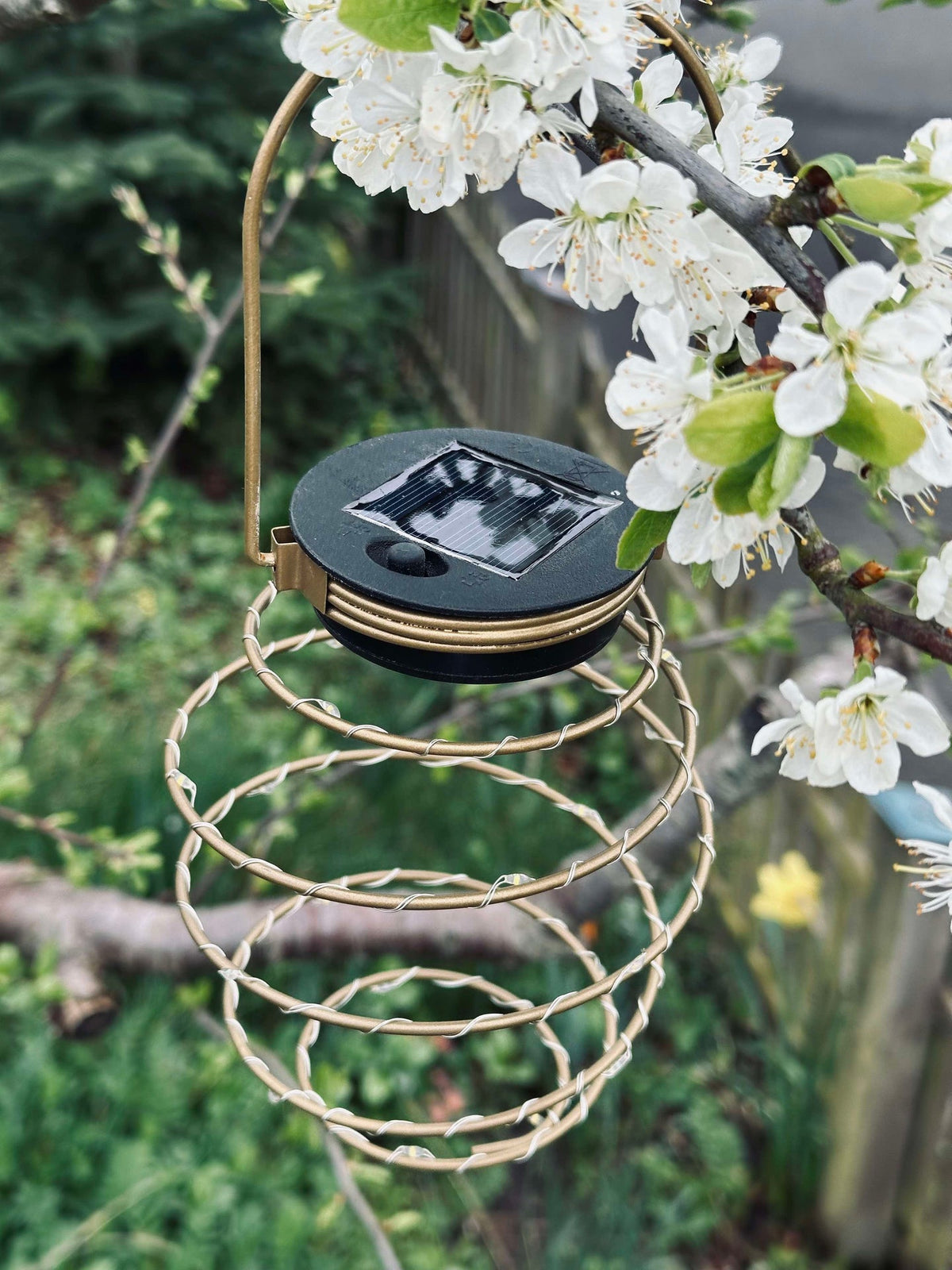 Spirale GOLDEN avec panneaux solaires - 2 pcs.