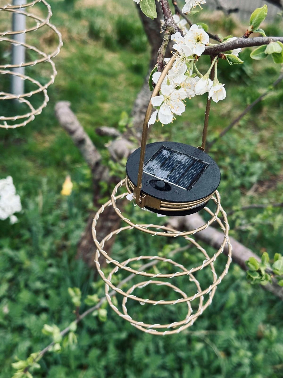 Spirale GOLDEN avec panneaux solaires - 2 pcs.