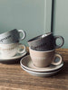 Tasse avec soucoupe Espresso 100 ml - 4 pcs