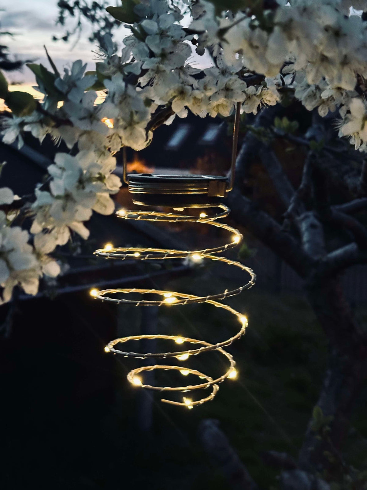 Spirale GOLDEN avec panneaux solaires - 2 pcs.