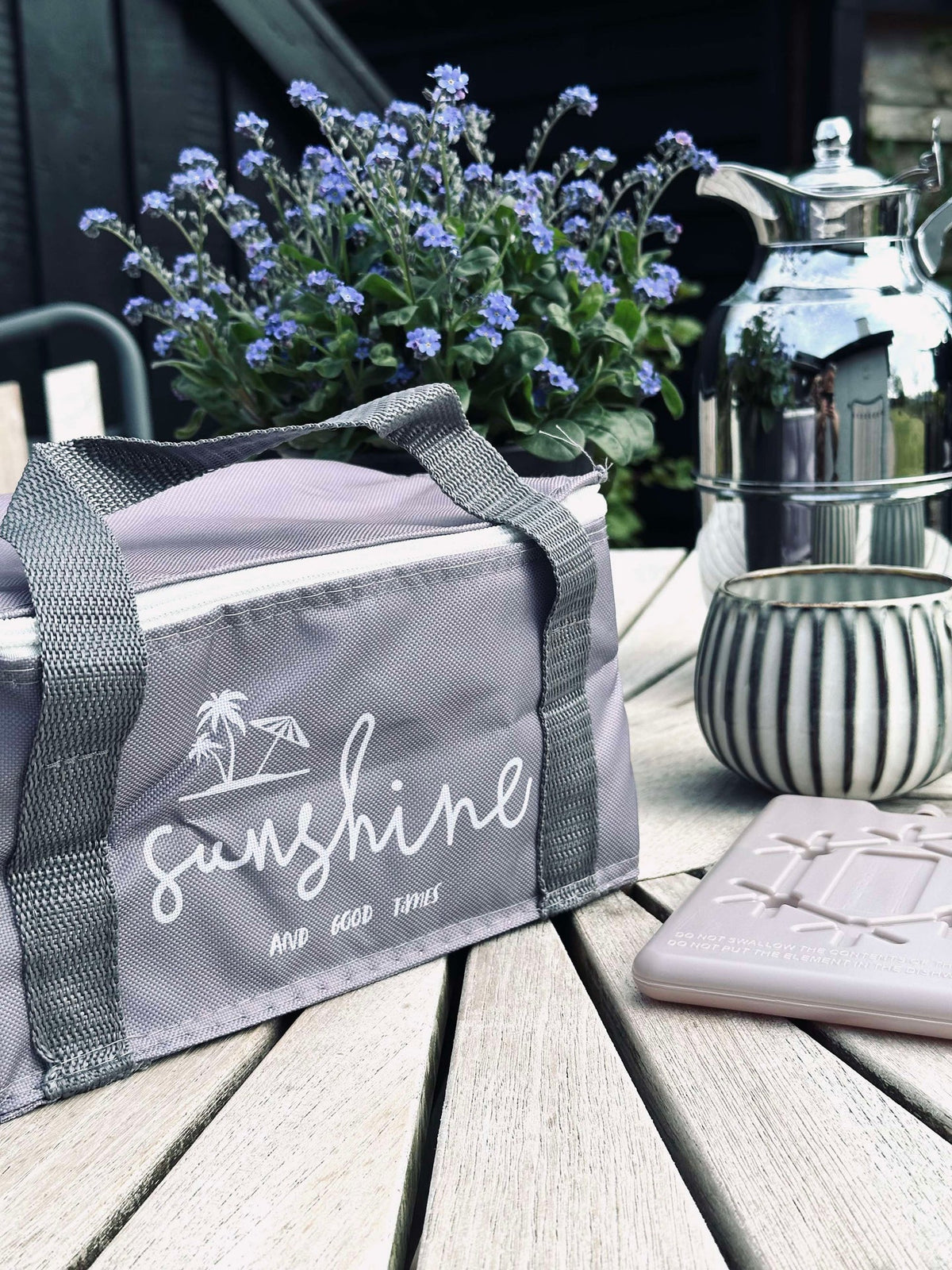 Sac isotherme avec élément rafraîchissant - Grey