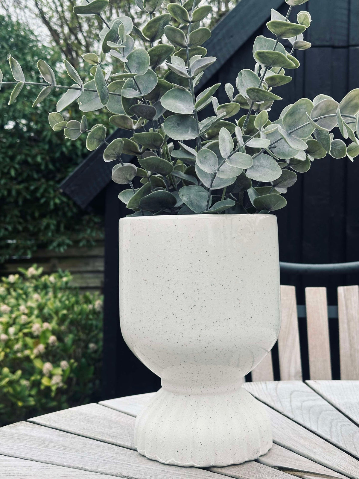 Pot de fleurs céramique Creme