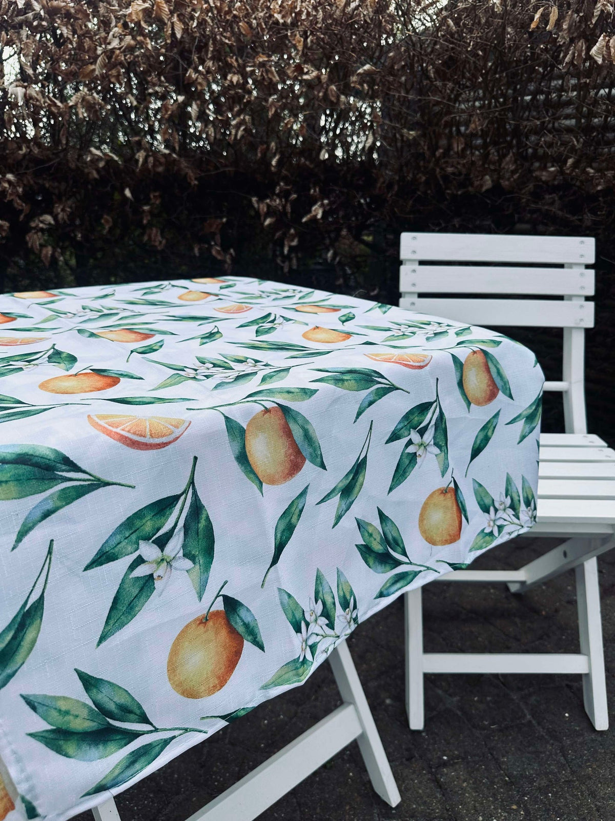 Nappe - Déperlante 180x130 - Orange citrus