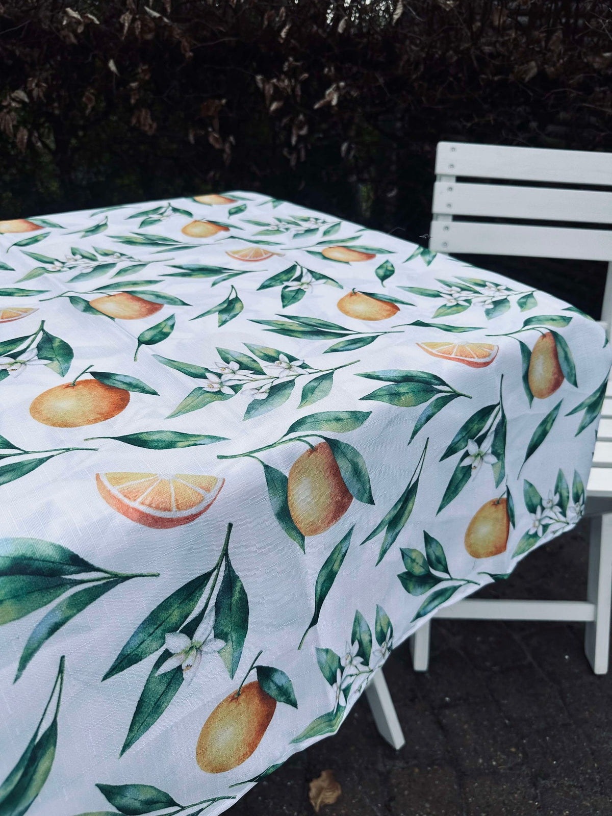 Nappe - Déperlante 180x130 - Orange citrus