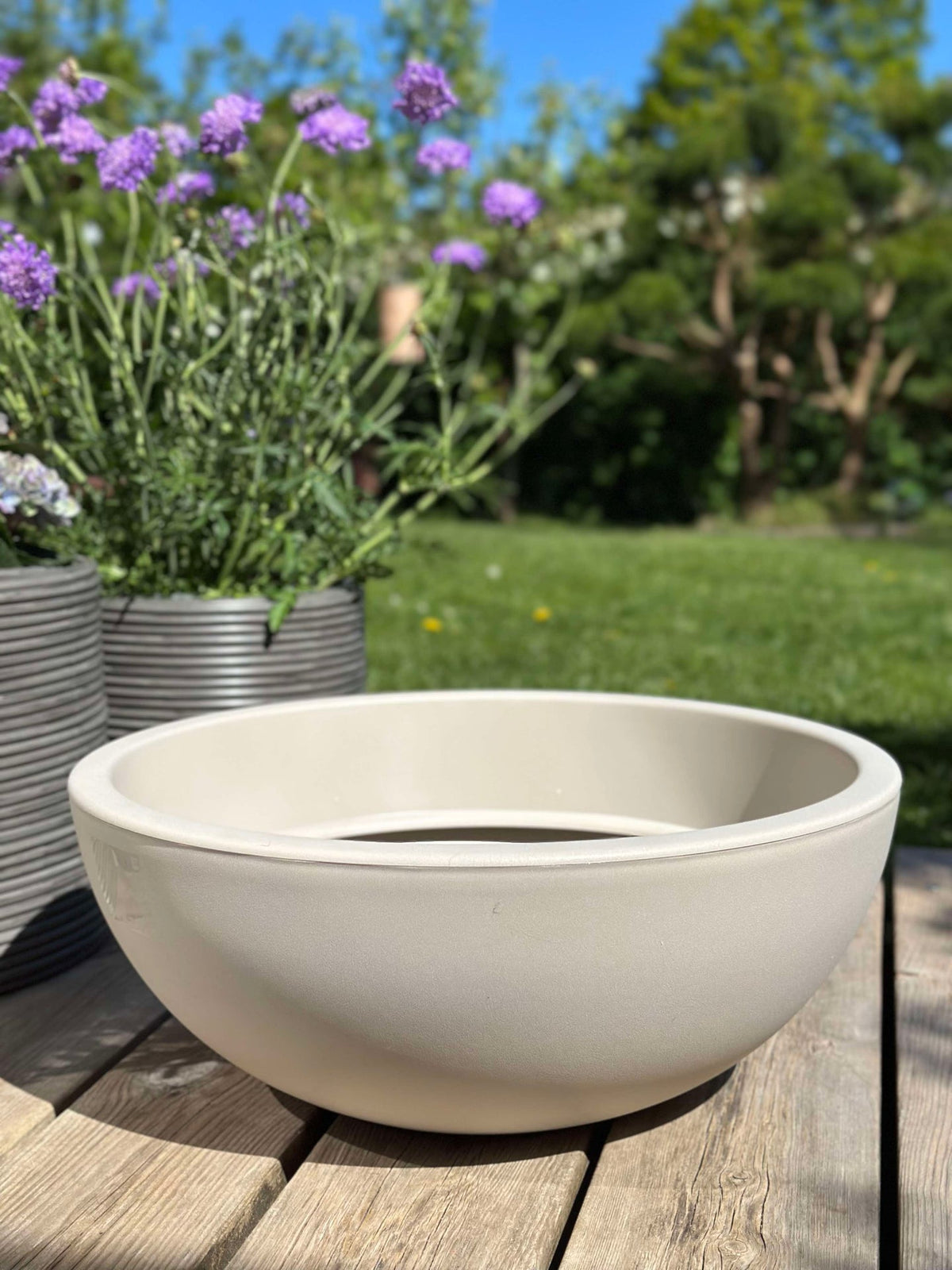 Bassin miroir en plastique recyclé - Sable