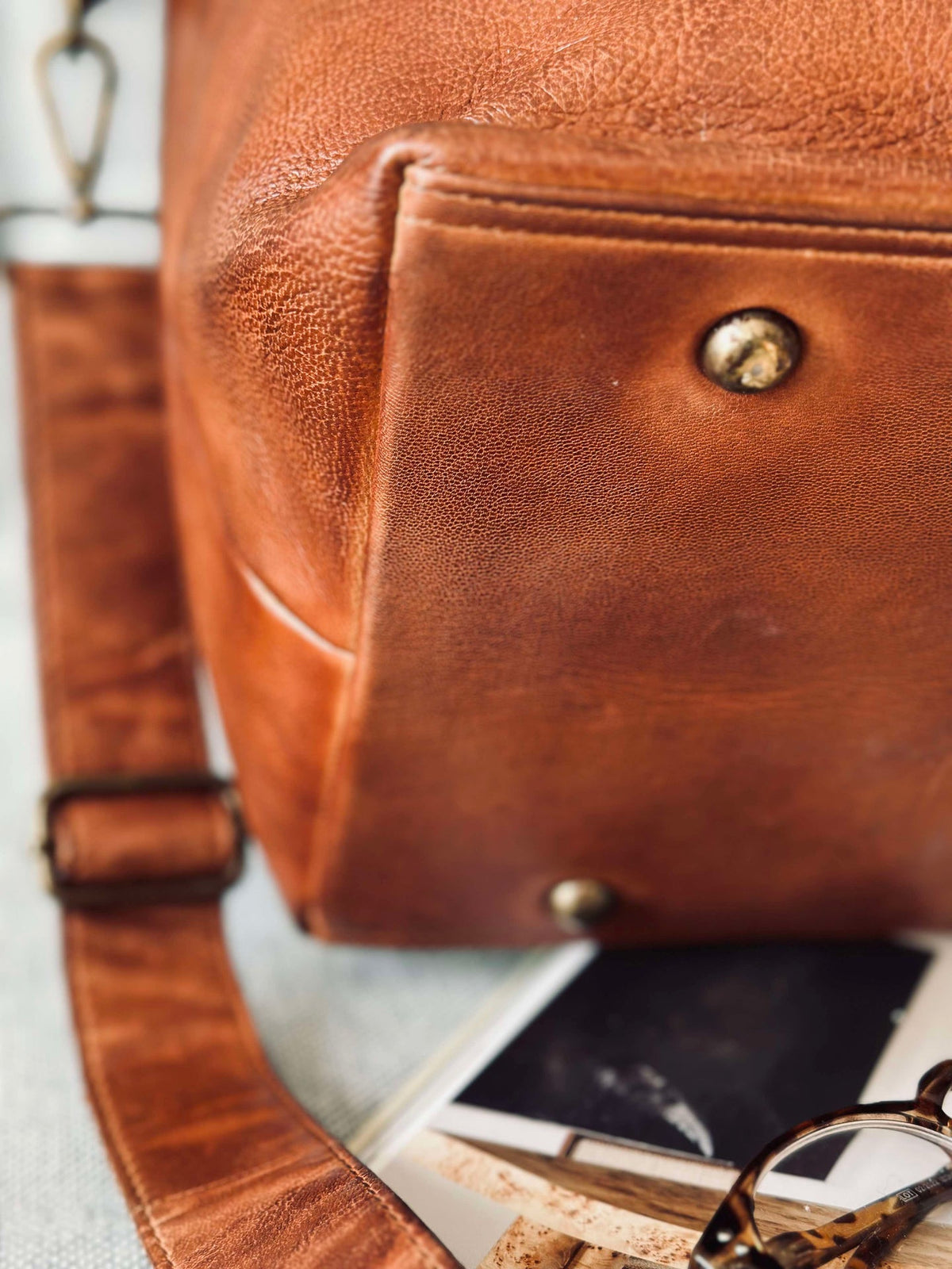 Sac de week-end DEXTER - Cognac