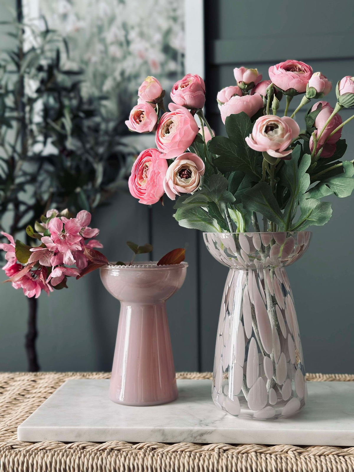 Vase à jacinthe Milla - Rose
