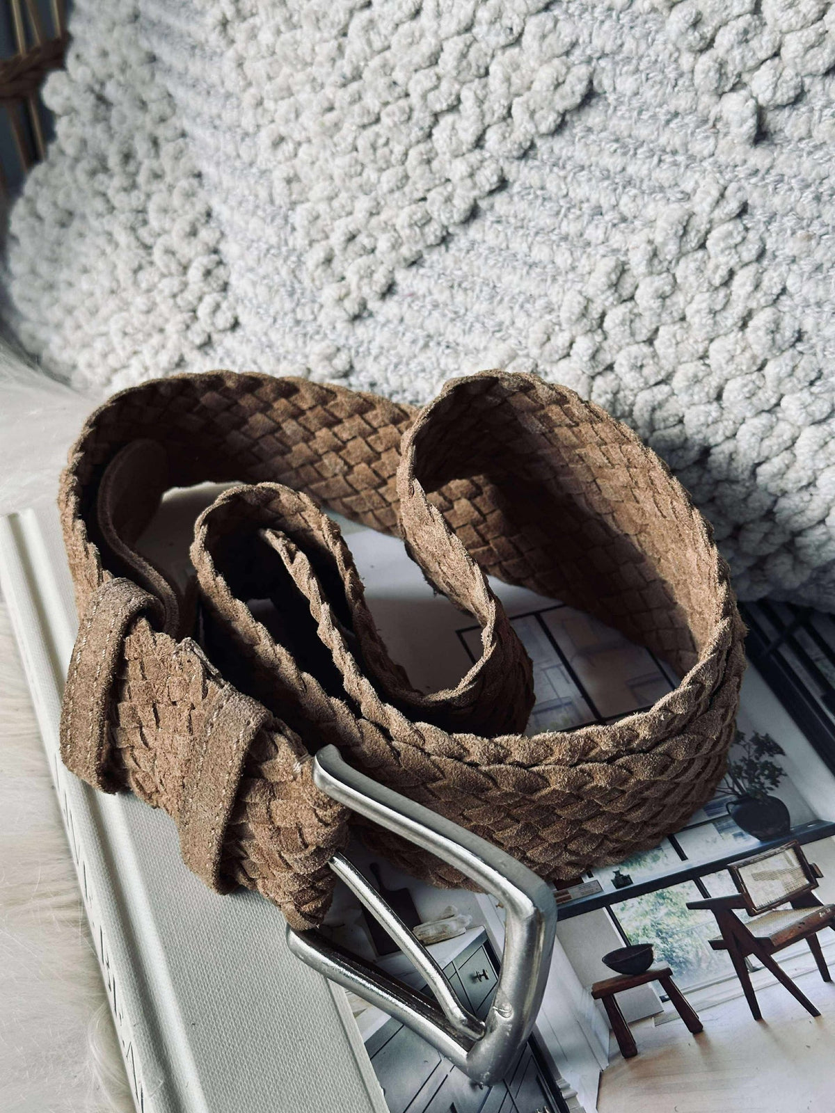 Ceinture en daim - Mud