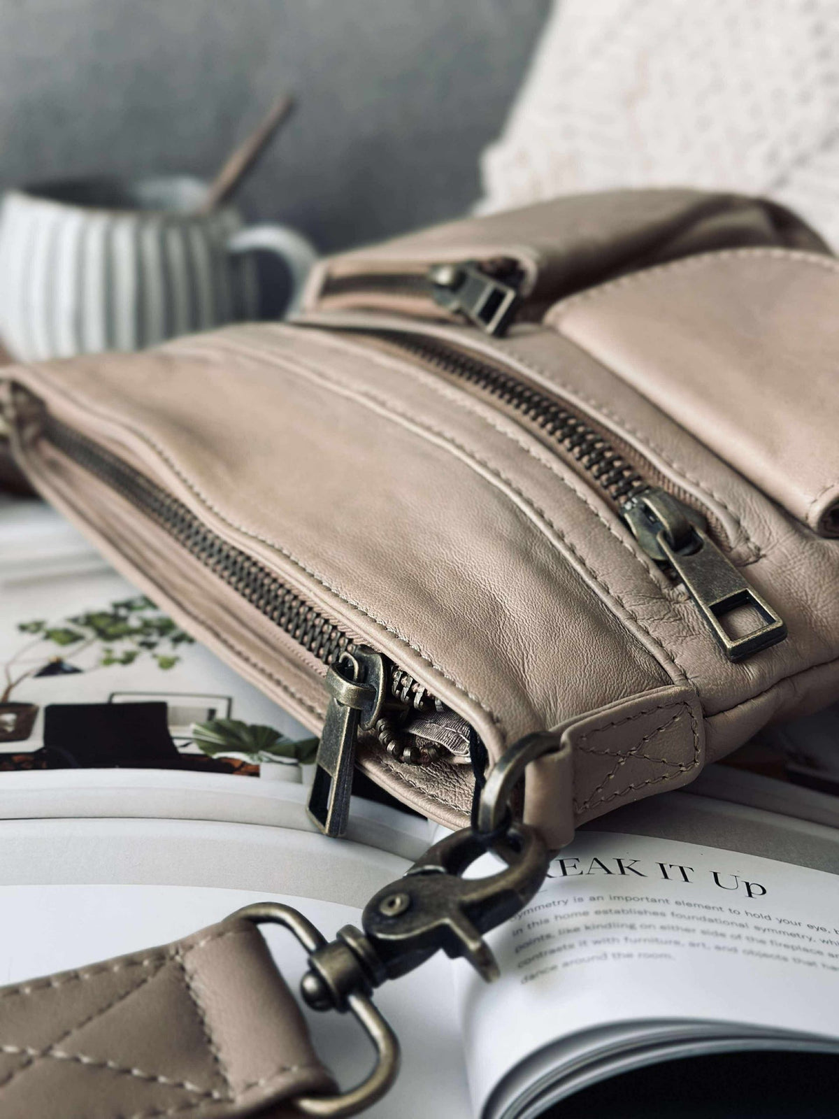 Crossbody LATTE - Ultra douce