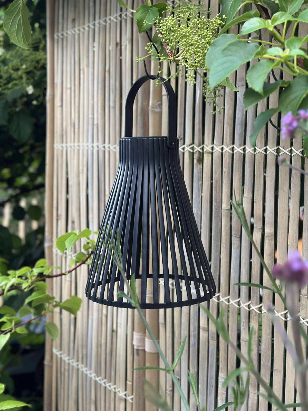 Lanterne solaire - GARDEN BLACK 24cm