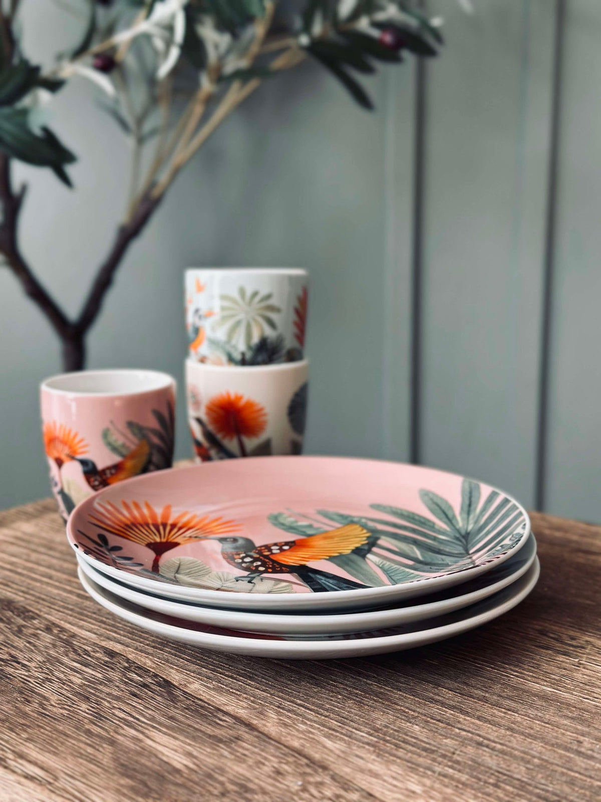 Assiette 20 cm - Mélange boho