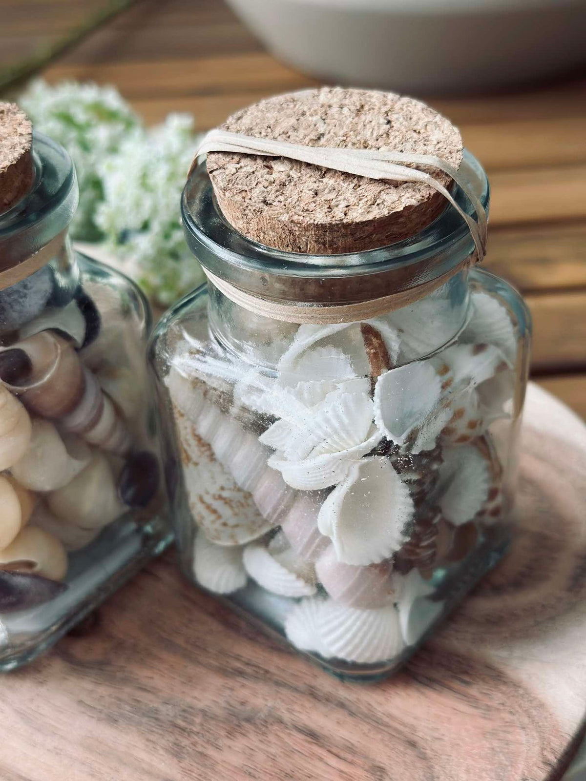 Coquillages de plage en verre - Mix