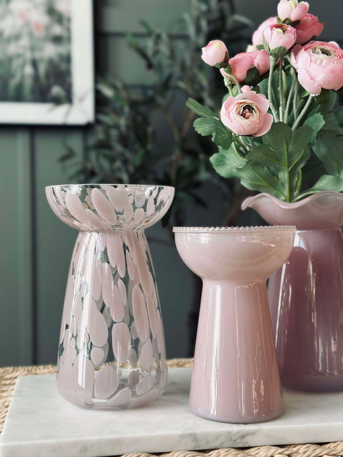 Vase à jacinthe Milla - Rose